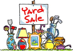 Picture of a yard sale sign